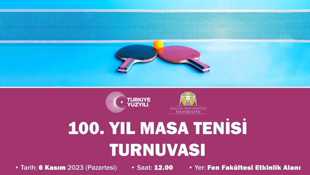 100.Yıl Masa Tenisi Turnuvası